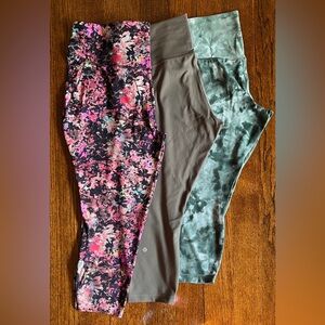 🍋NWOT Lululemon Lot of 3 Crop pants